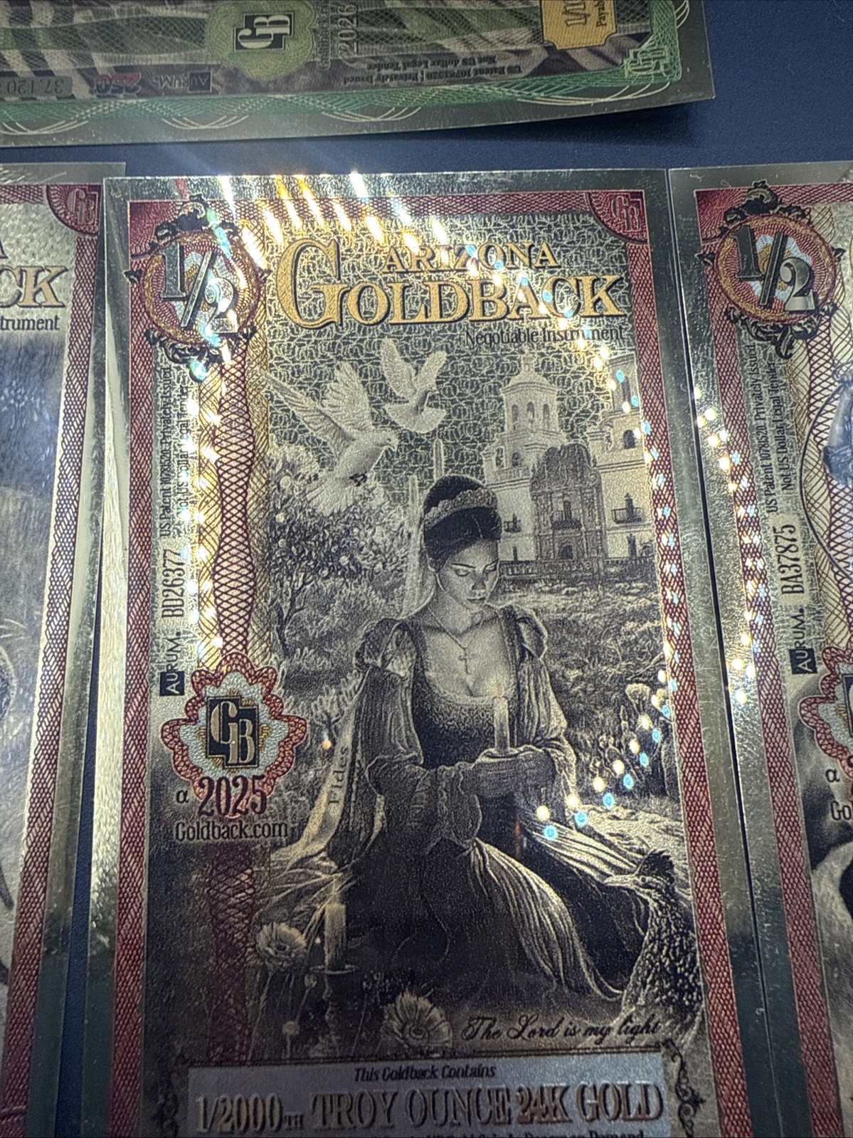 Washington DC Goldback Lot - Florida - Arizona - Oklahoma