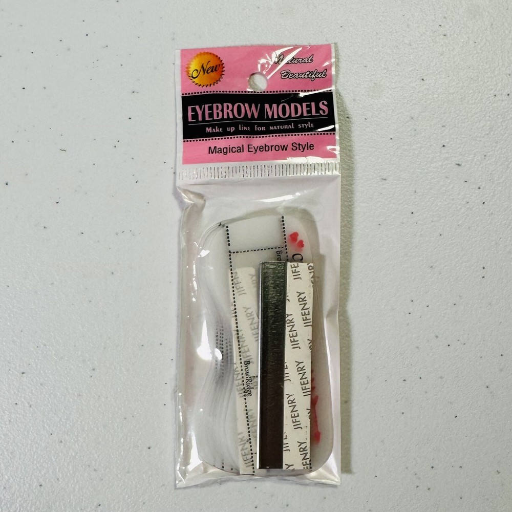 Mannequin Head Makeup Eyelash Extension Practice Model Bundle w/Brow Stencils
