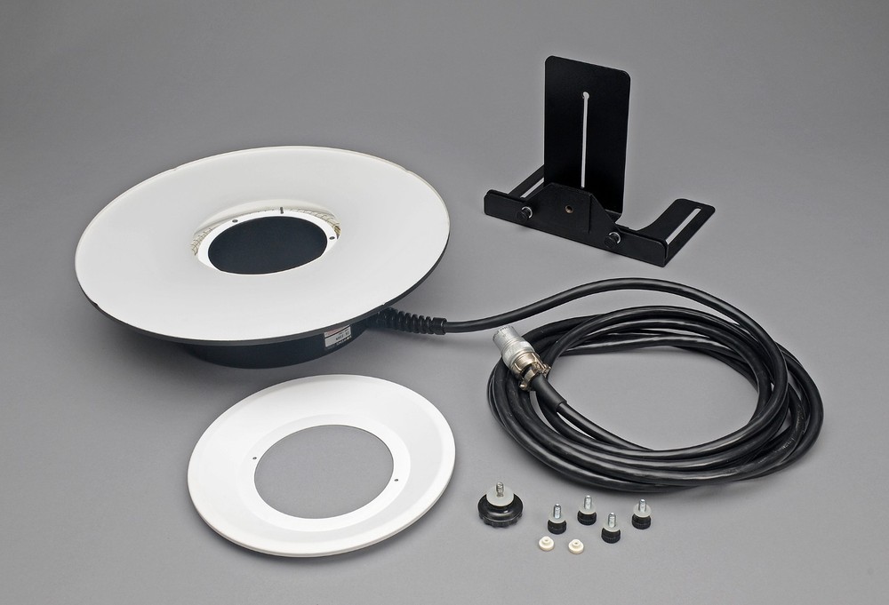 Bowens Ring Flash, 15" Diffuser, Camera Bracket, for Speedotron Black Line