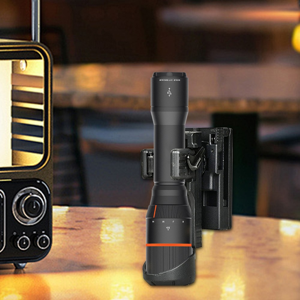 Flashlight Holster 360° Rotatable Torch Case Quick Release Flashlight Holder