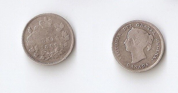 Canada 5 cents 1897