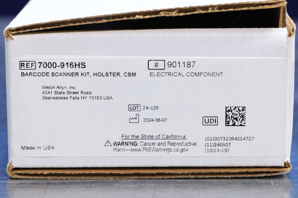 Hillrom 7000-916HS Barcode Scanner w/Holster