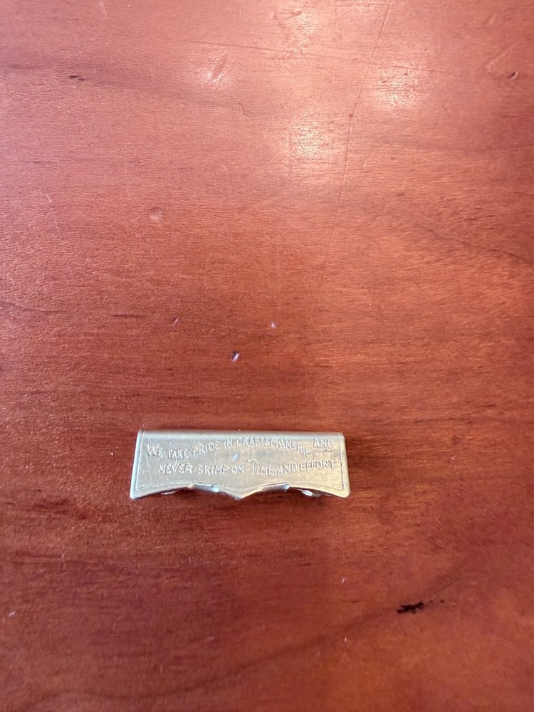 The Superior Labor Brass Tag