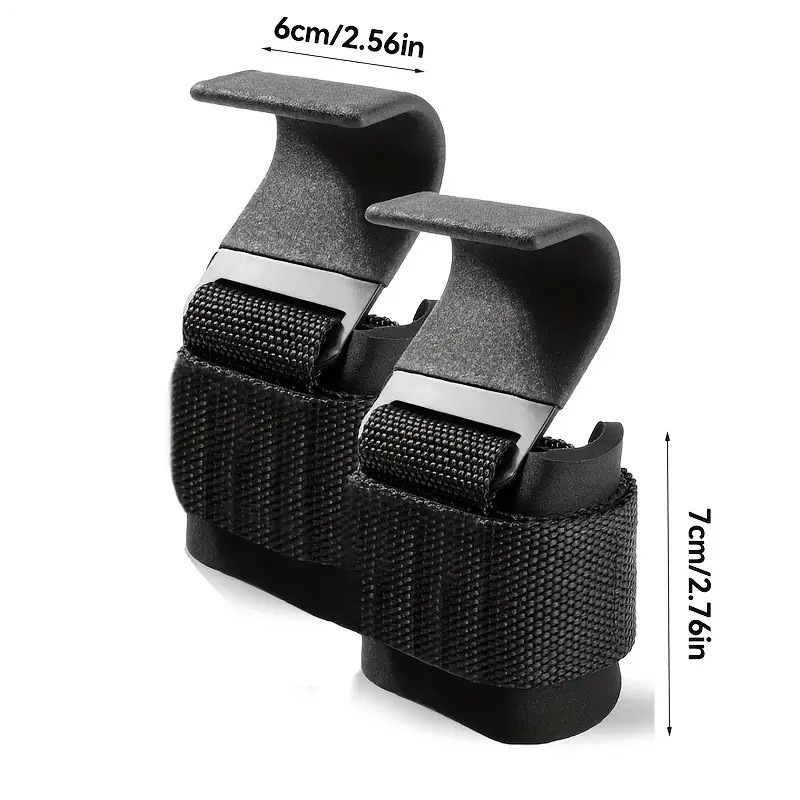 Weight Lifting Hooks Pull-Up Hooks & Straps for Weightlifting & Gym Workouts