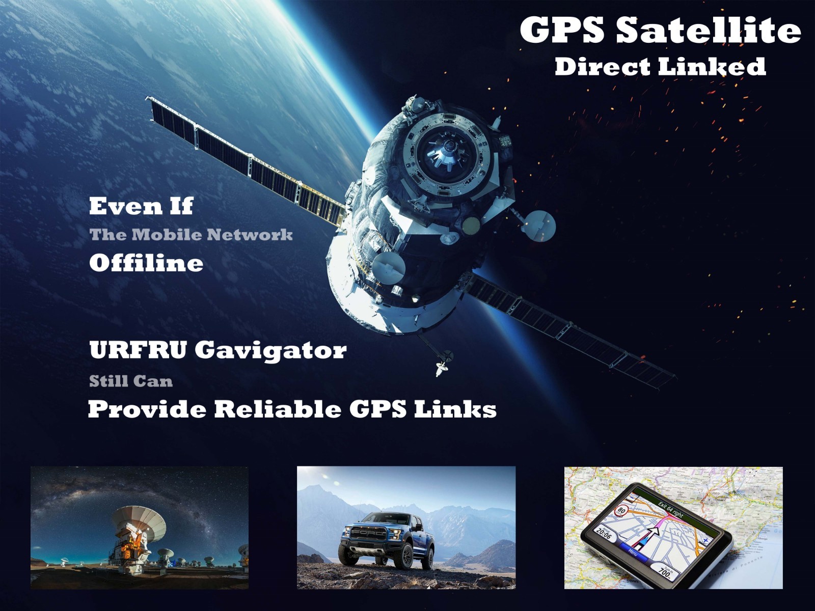 URFRU 7-Inch GPS Navigator for Car Truck RV Pickup-Used-Working Good-Full Acc