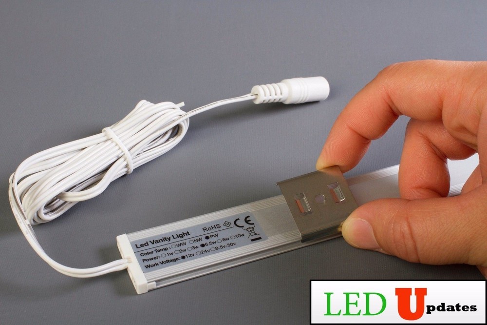 MAKEUP MIRROR LED LIGHT Warm white 2x Hollywood Vanity 2ft Light + Touch sensor