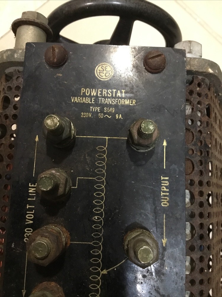 Superior Electronics Powerstat Variable Transformer Type S649 230V 9 AMP