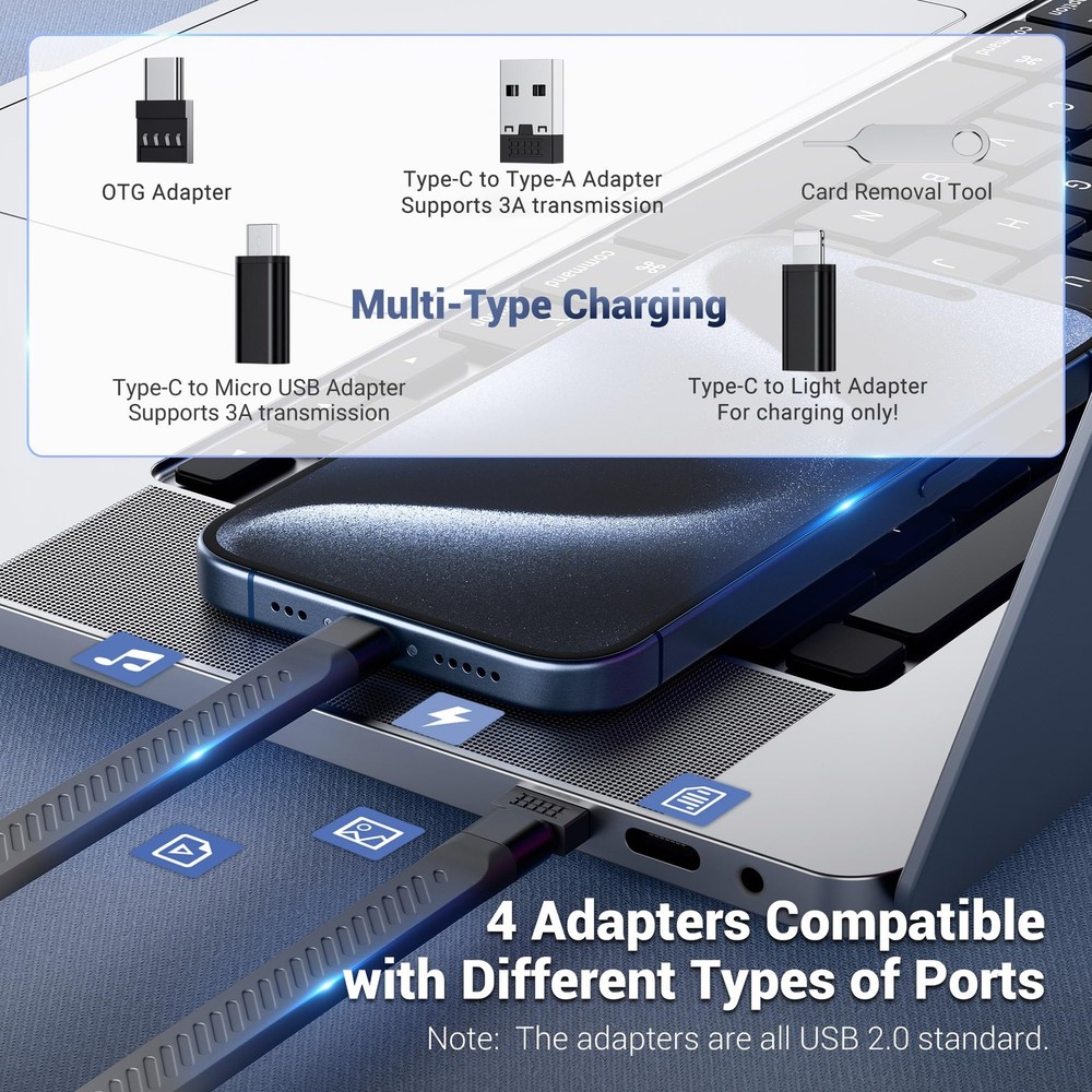 Memory Card Reader Holder, High-Speed SD Card Reader w USB 3.1 Gen 2 Type-C I...