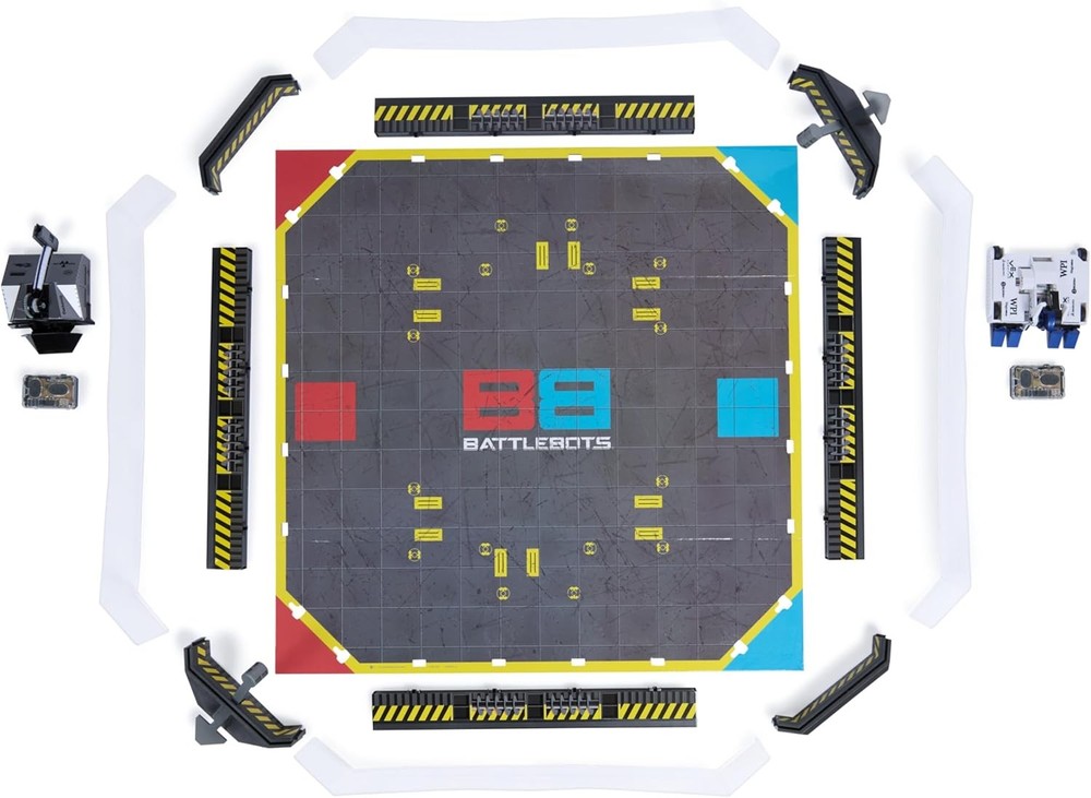 HEX BOTS BattleBots Arena Bite Force & Blacksmith, Remote Control Robot Toys