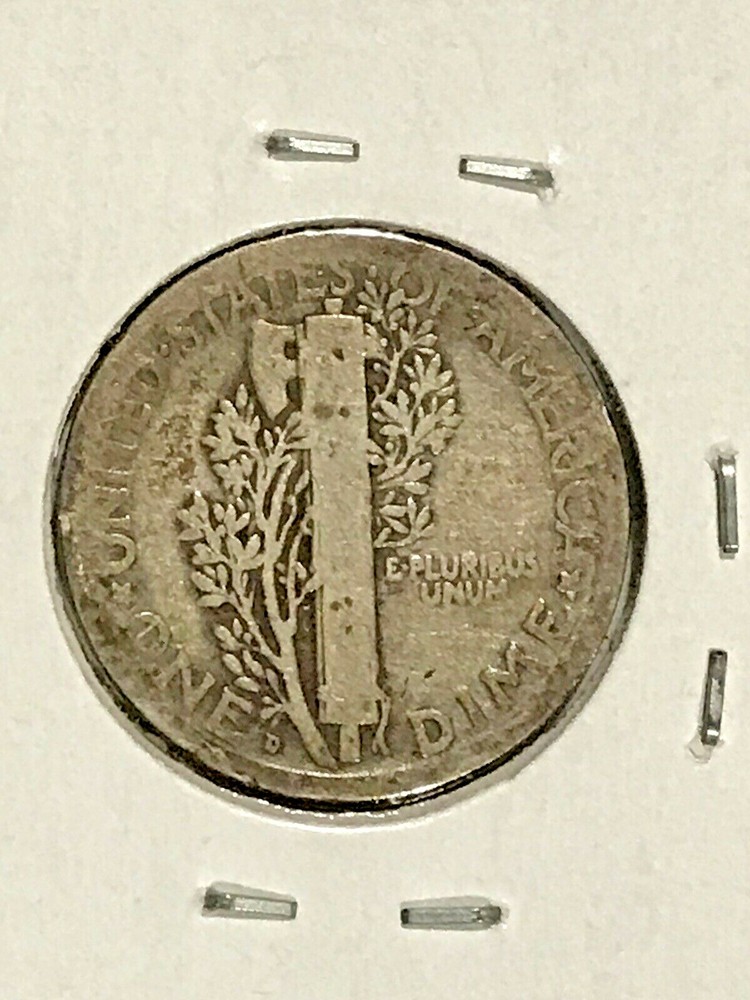 1921 D 10C MERCURY DIME Key Date..