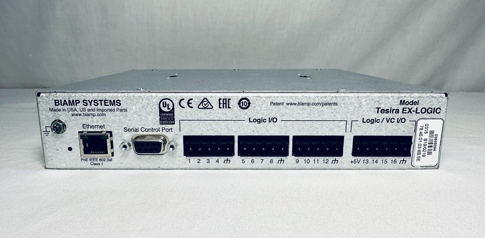 Biamp Tesira EX-LOGIC Controller Free Shipping
