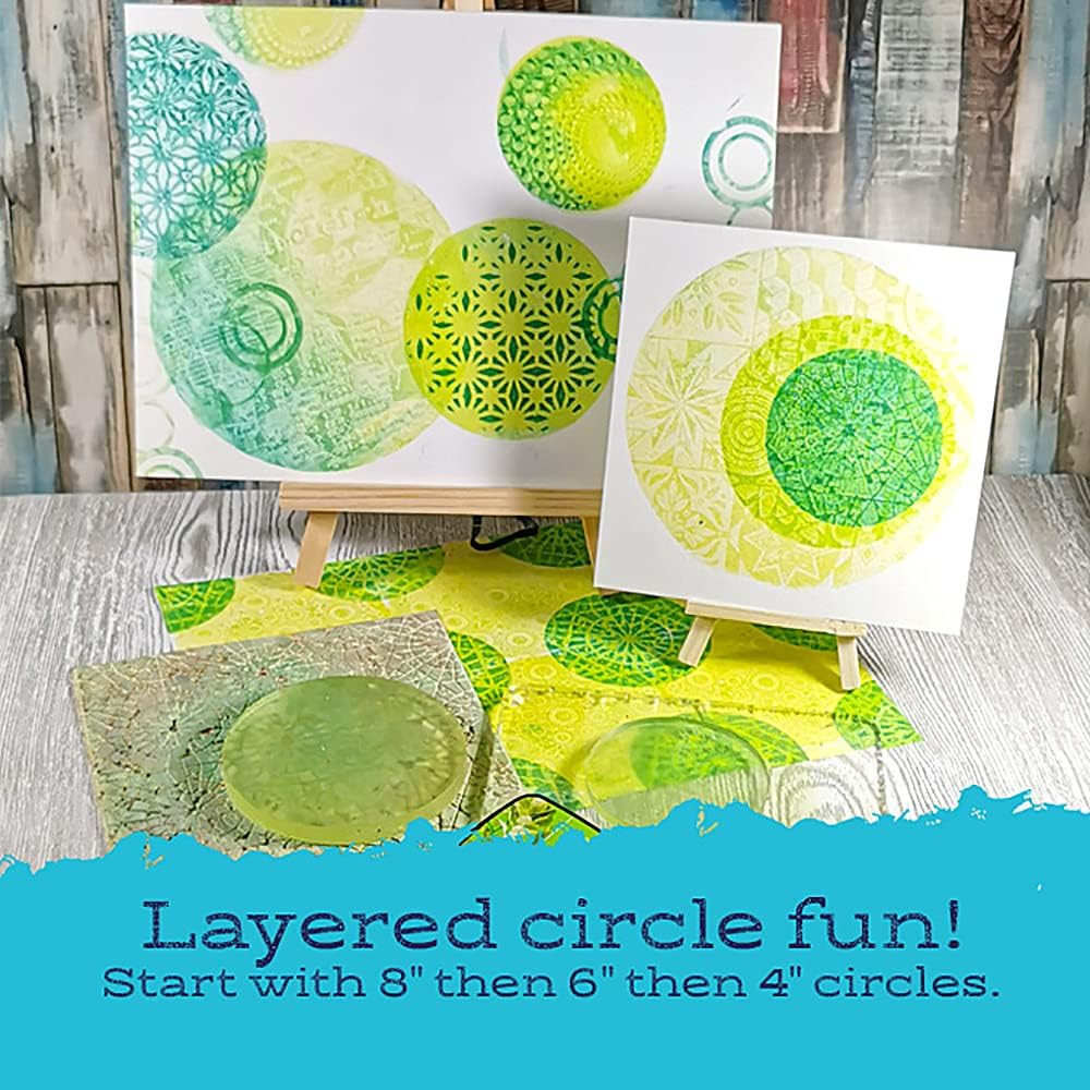 Gel Printing Plate 4" Circle 10806-4