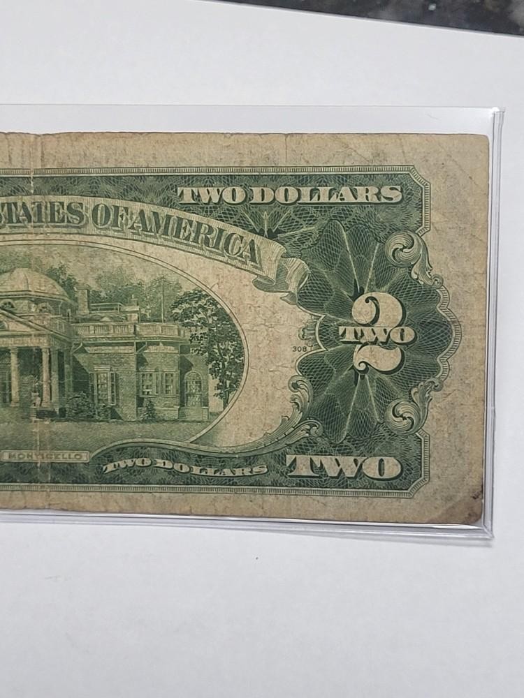 1928 D $2 RED SEAL United States Note