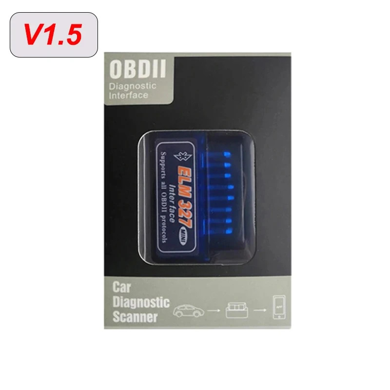 ELM327 V1.5 Bluetooth OBD2 Scanner Car Diagnostic Tool Check Engine Code Reader