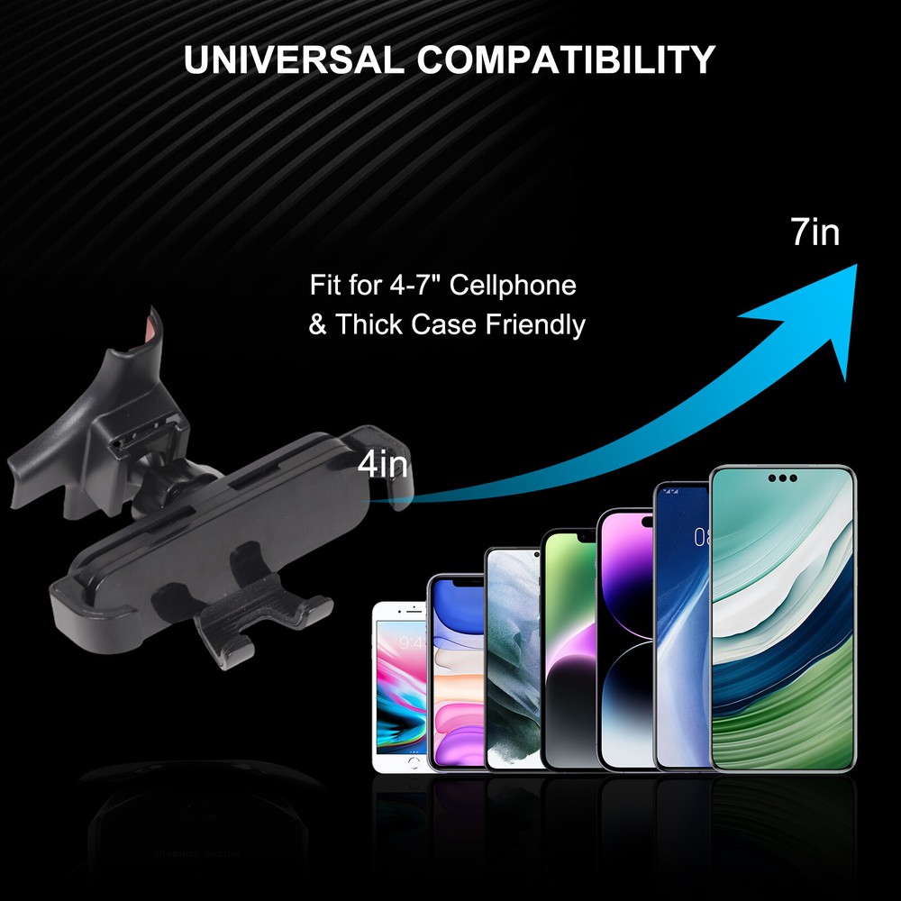 ABS Center Console Mobile Phone Holder Bracket Mount For Corvette C6 2005-2013