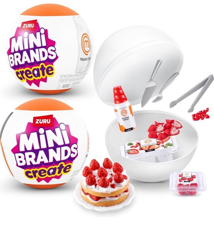 Mini Brands Master Chef Series 1 (4 Pack) - Collect and Create 11 MasterChef