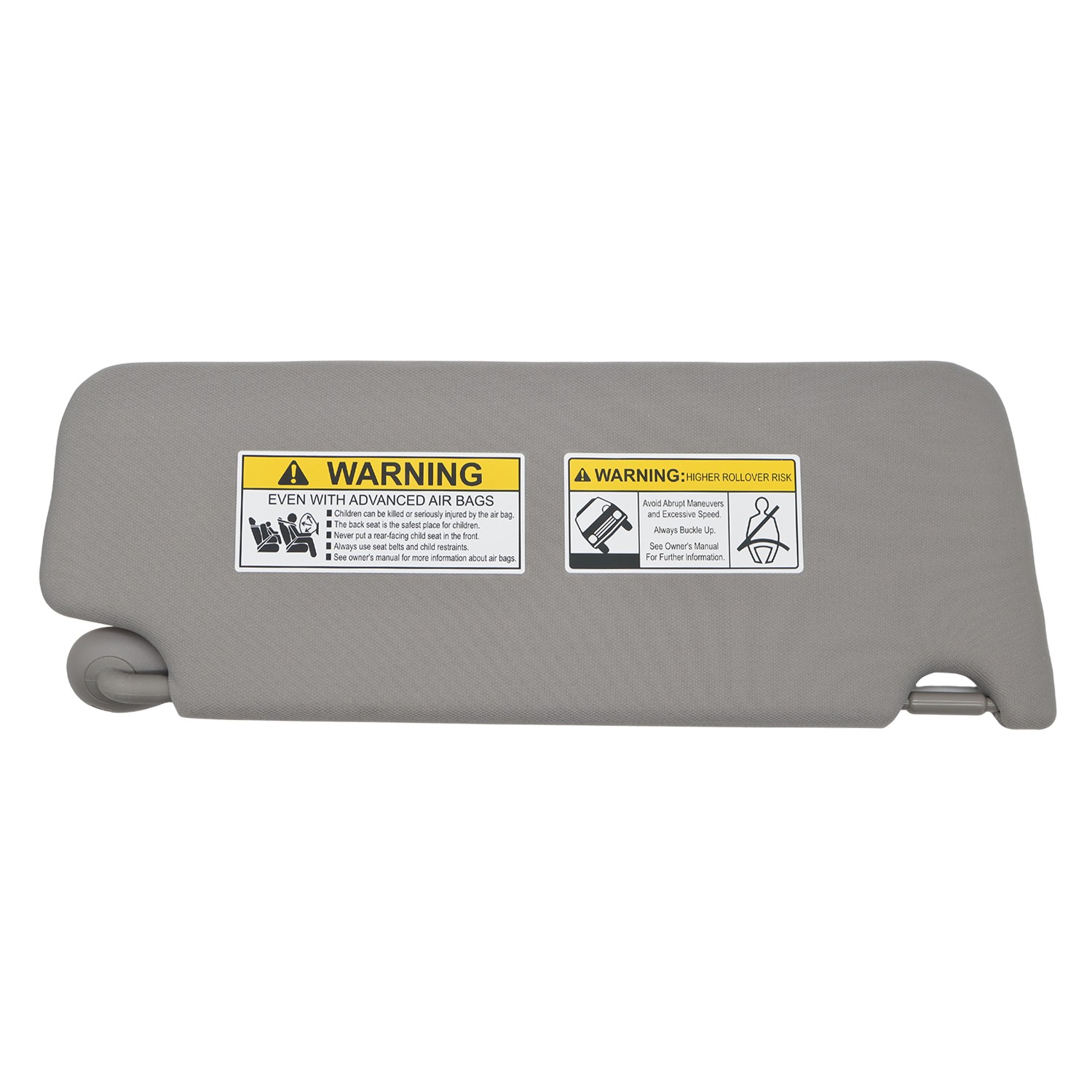 83280SZAA01ZA Left Driver Side Sun Visor w/ Light for Honda Pilot 2009-2015