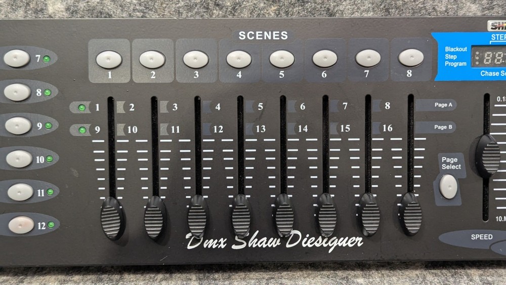 SHEDS DMX512 Controller DMX Lighting Controller DMX 192 Stage Light Controller