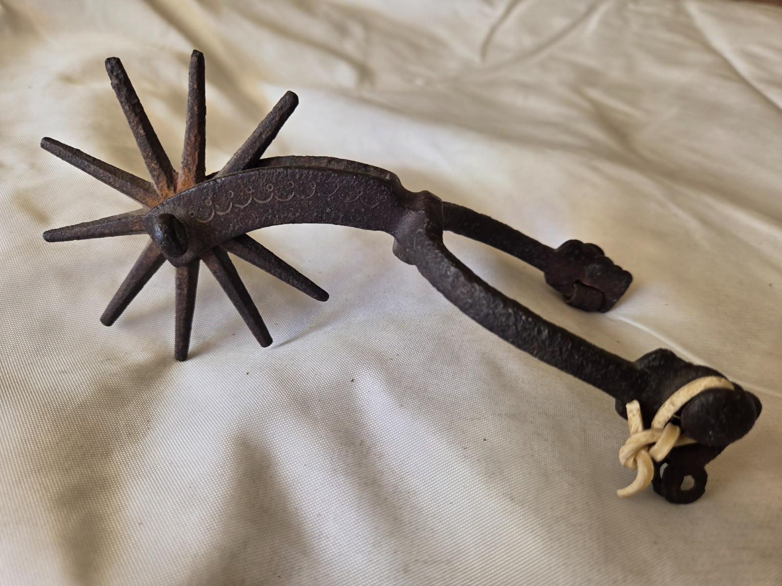 Antique 19th Century Barclay / Buermann Large Iron Spur