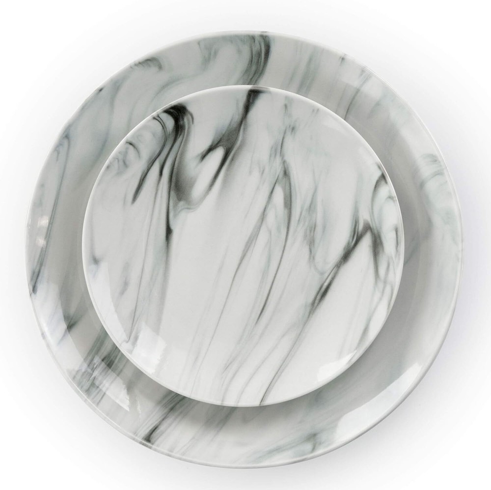 Fine Round Gloss Dinnerware Dish Set Serveware Kitchen Dining Dinner Service