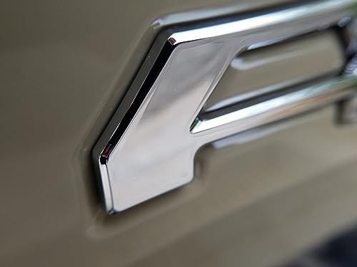 PRO Premium Tailgate Letter Inserts Compatible with Pro Premium Bright Chrome