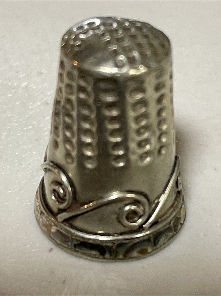 Vintage Sterling Silver Thimble Taller
