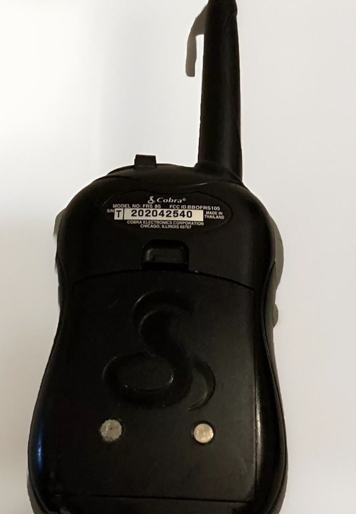 Cobra Microtalk Model Number CXT125 Handheld Walkie Talkie