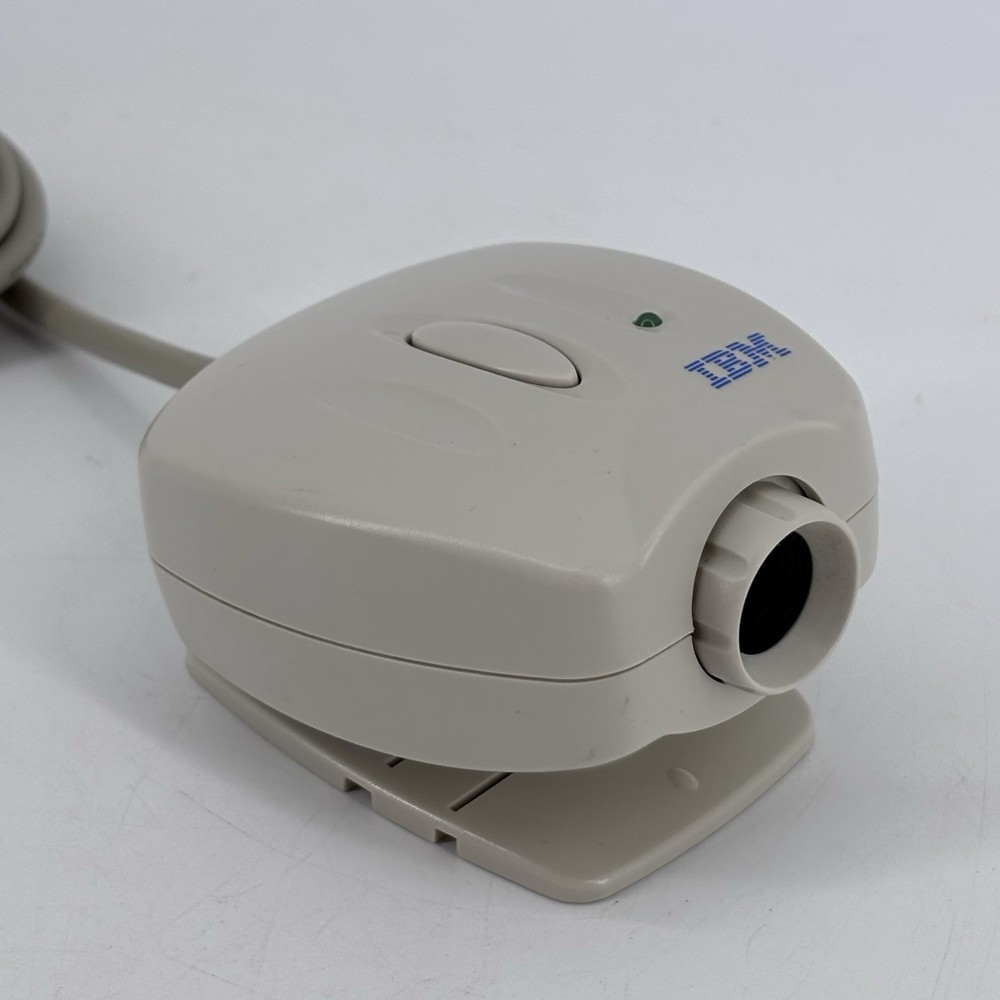 IBM 33L4889 Video Conferencing PC Camera White Snapshot Button USB Cable W Disc