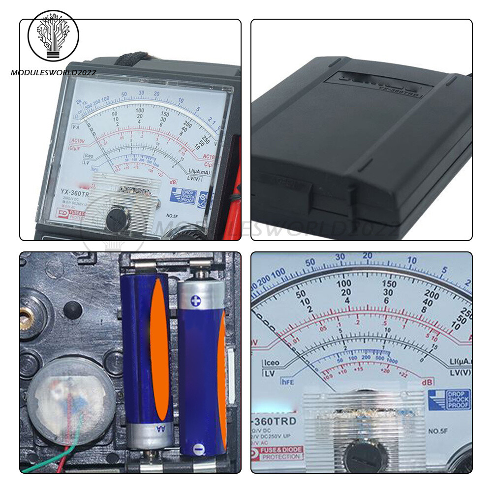 YX-360TRD Digital Multimeter AC DC Voltmeter Ammeter Ohmmeter Volt Tester Meter