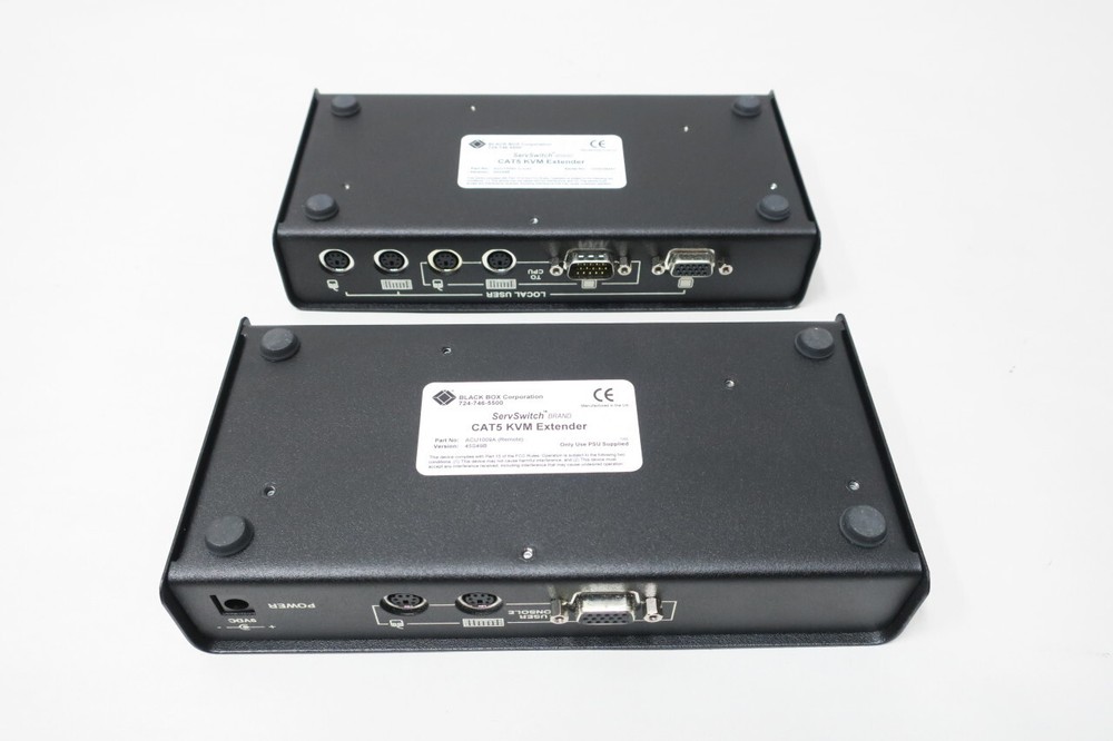 Black Box ACU1009A Servswitch Cat5 Kvm Extender