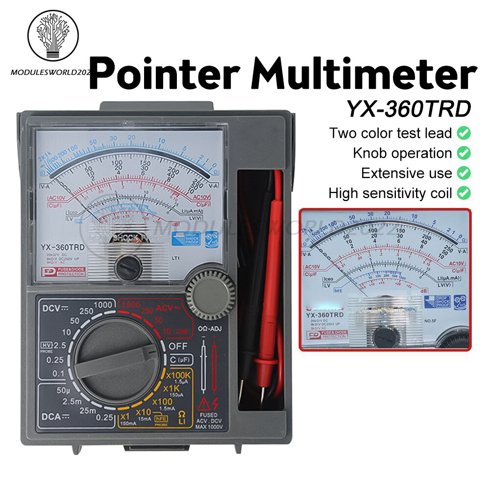 YX-360TRD Digital Multimeter AC DC Voltmeter Ammeter Ohmmeter Volt Tester Meter