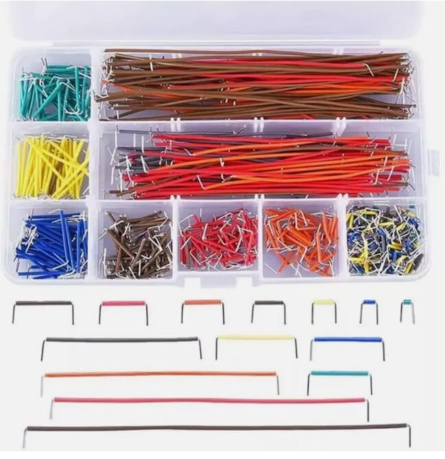 840Pcs 2-125 mm Breadboard Jumper Wire Kits Electronics Experimen