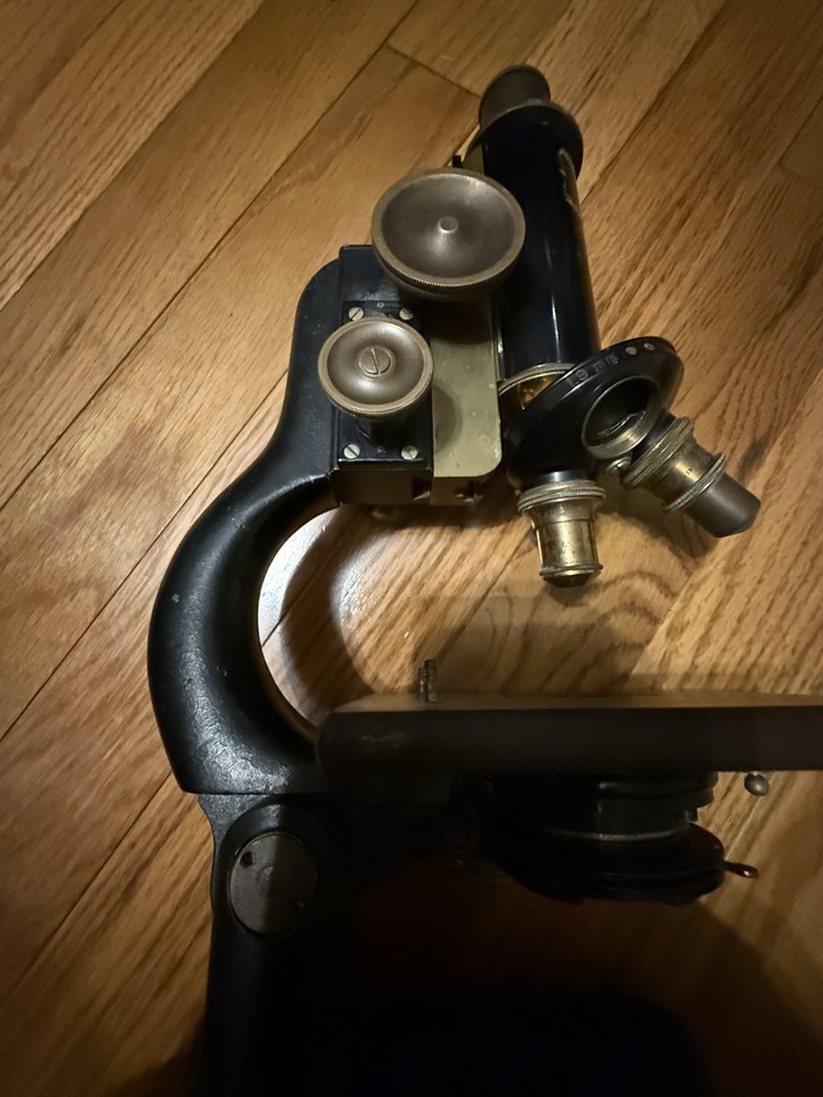 Vintage Bausch & Lomb Microscope with Brass Components