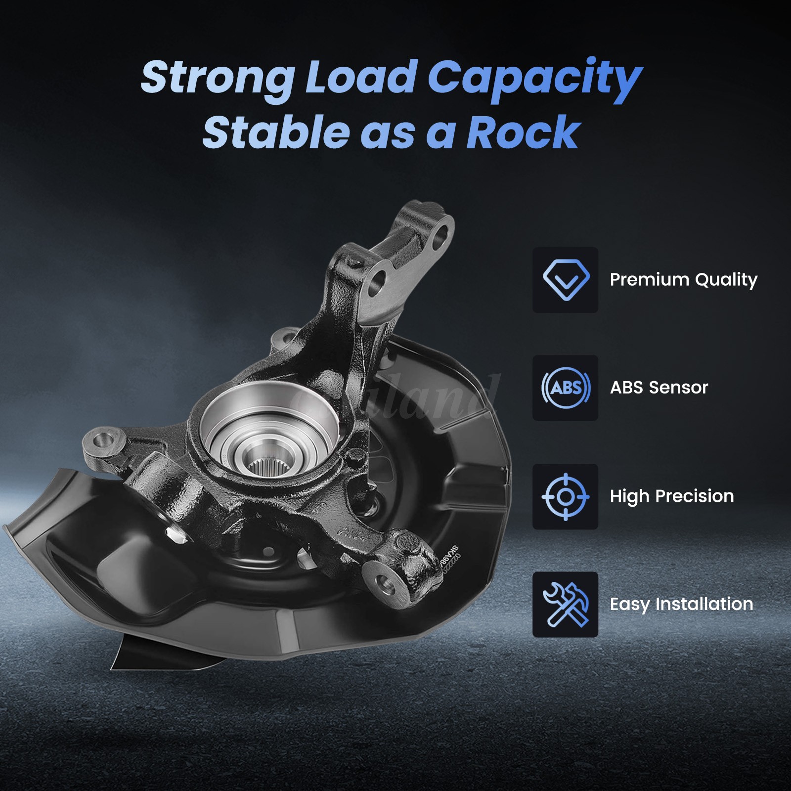 2x Front Wheel Hub Bearing Steering Knuckle Assembly for Toyota Sienna 2004-2010