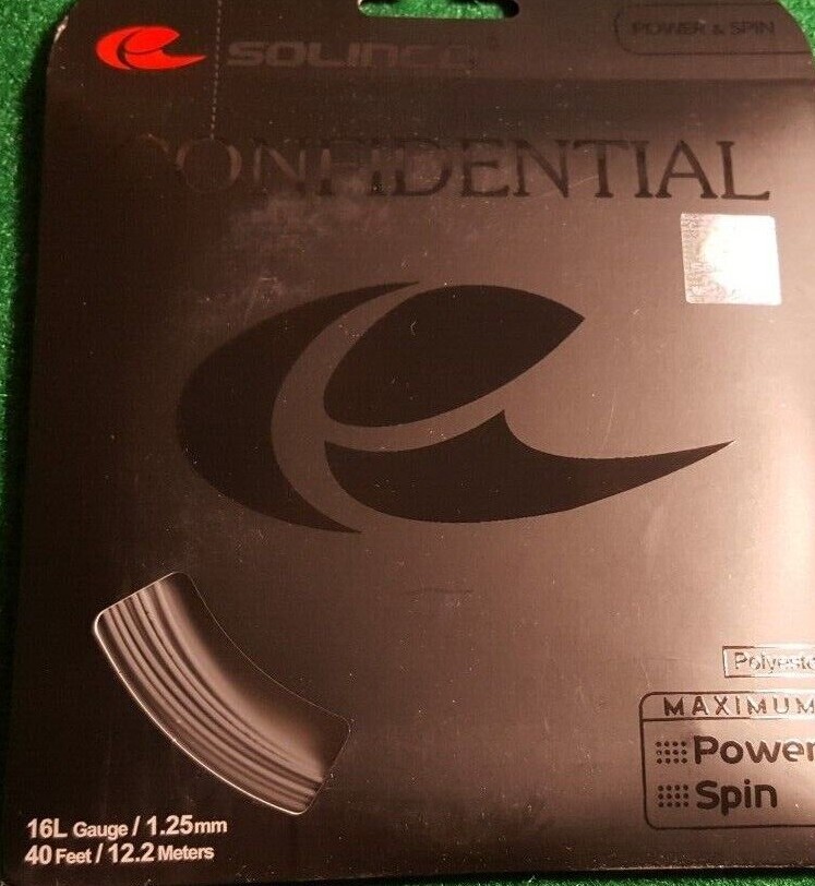 NEW SOLINCO CONFIDENTIAL TENNIS STRING!!!