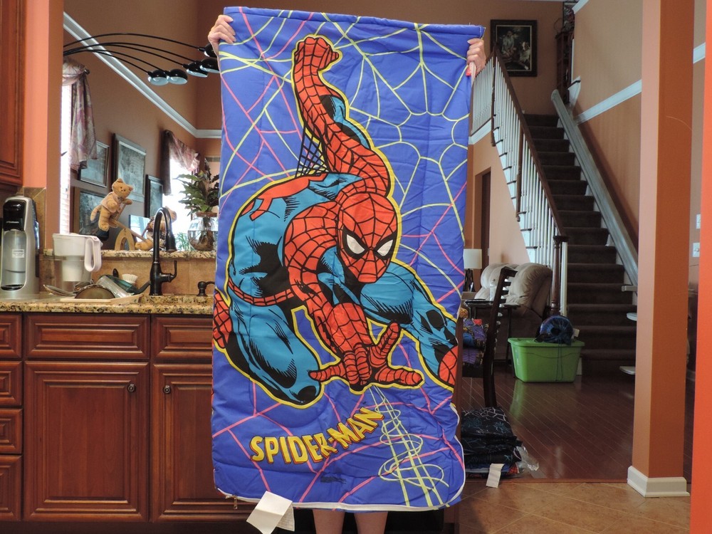 Spider-man Sleeping Bag 54x28 Polyester Multicolored