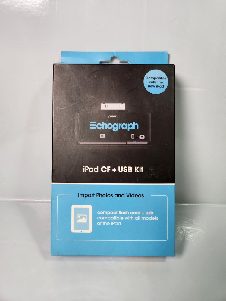 Echograph iPad CF Card Reader In Box Incomplete
