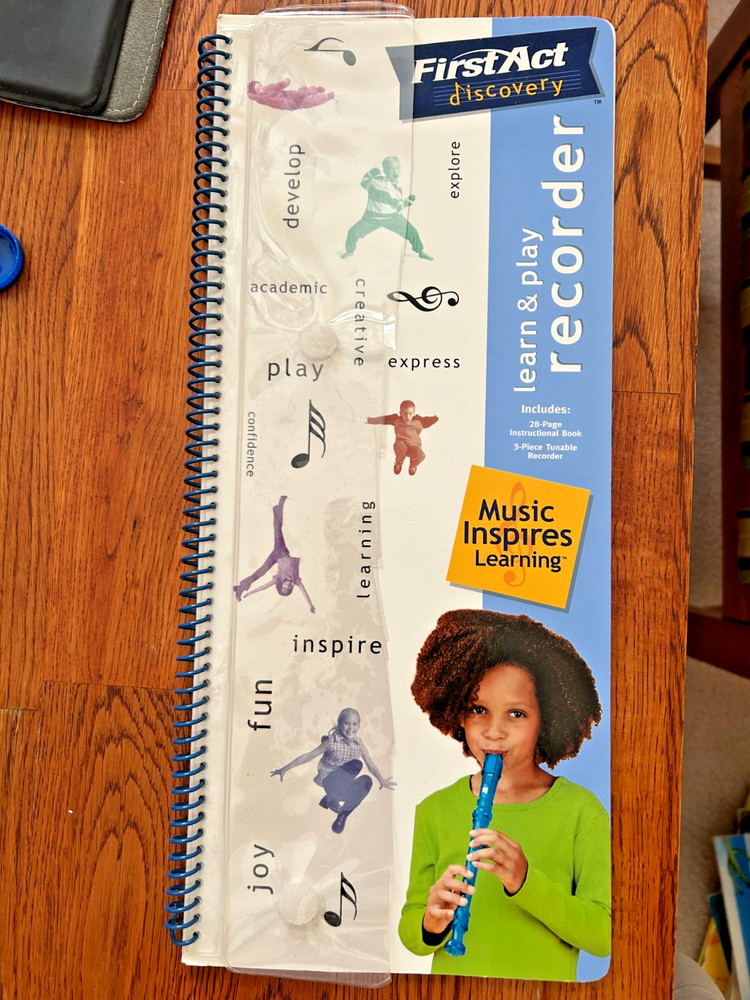 First Act Learn and Play Recorder instruction book