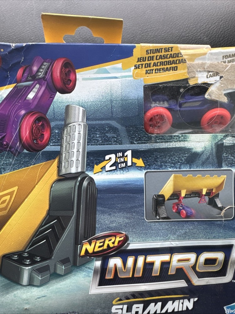 Nerf Nitro Slammin’ Soar Stunt Set, New