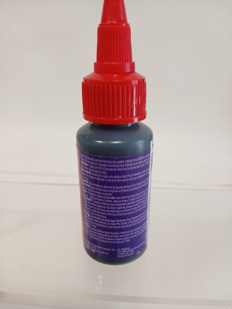 Salon Pro 30 Second Fast Acting Bonding Glue 1oz Bottle