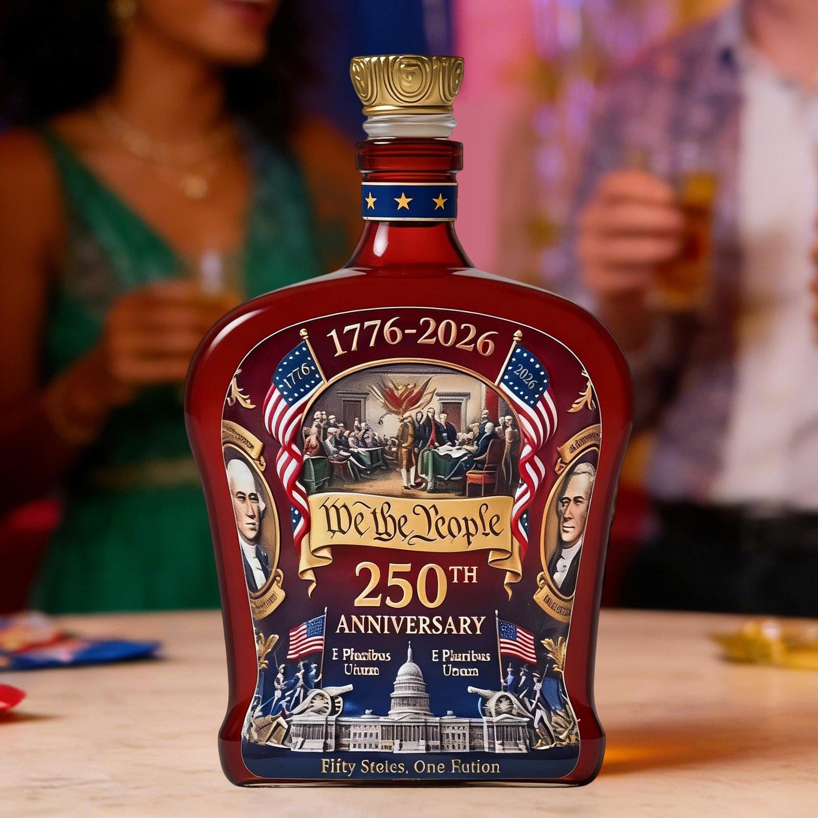 Whiskey Bottle America Us 250Th Anniversary We The People 2026 Whiskey Bottle