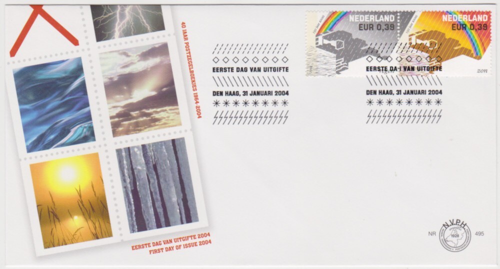 Netherlands FDC 2004, 150 years KNMI, mint