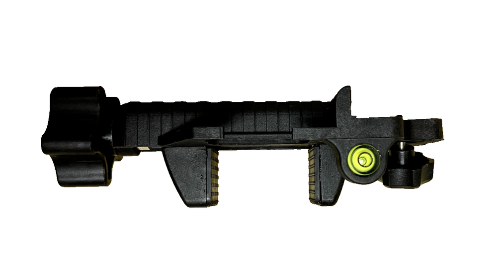 Clamp for Laser Detectors with Built-in Bubble Level
