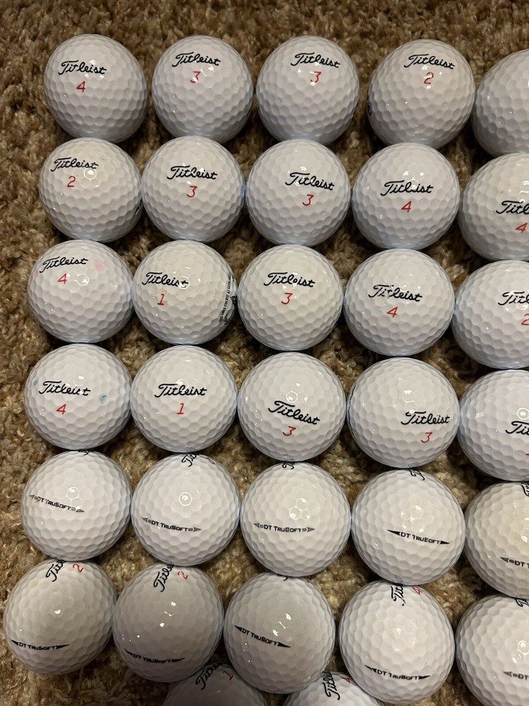 50 Mint Titleist DTTrusoft Golf Balls