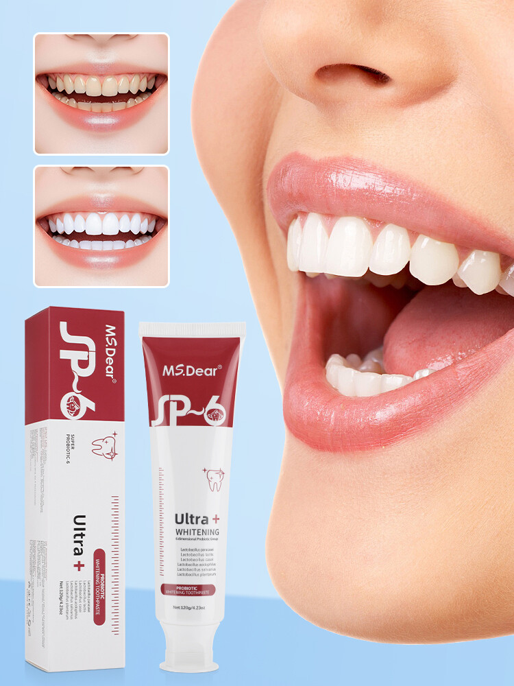 2Pack SP-6 Probiotic Toothpaste,Sp-6 Toothpaste Whitening Quick White Toothpaste