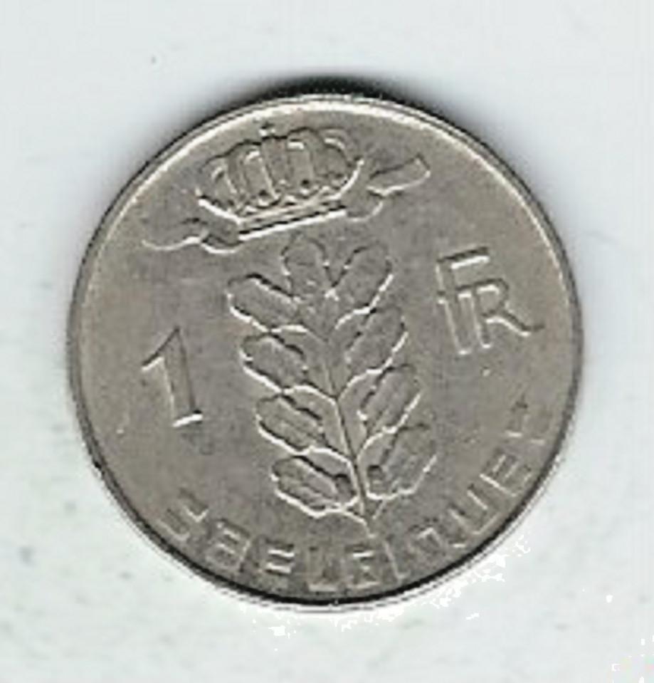 Belgium Coin...1 Franc...1969