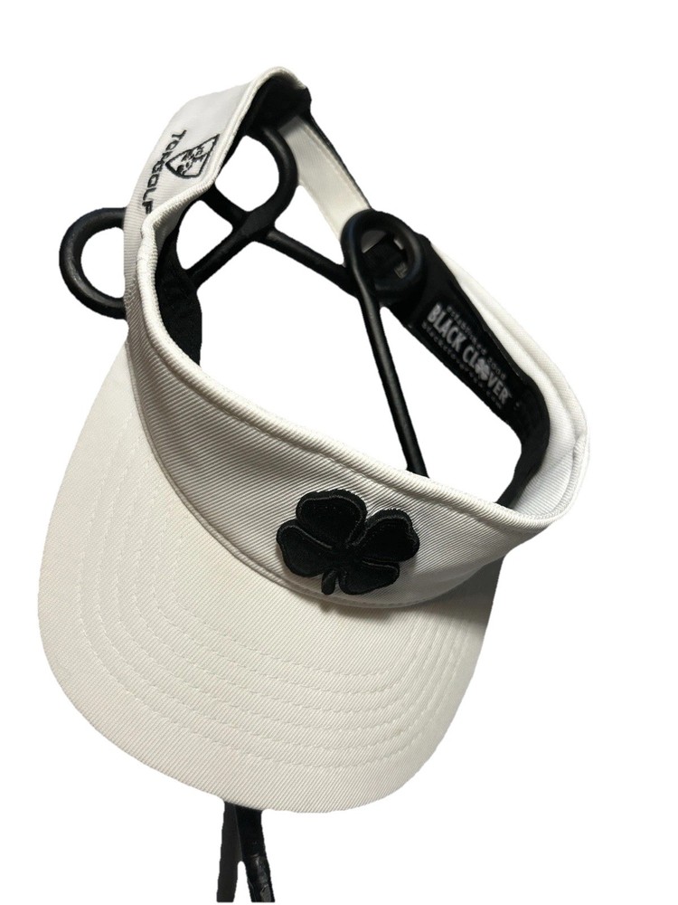 Black Clover x Topgolf White Golf Visor – Never Worn