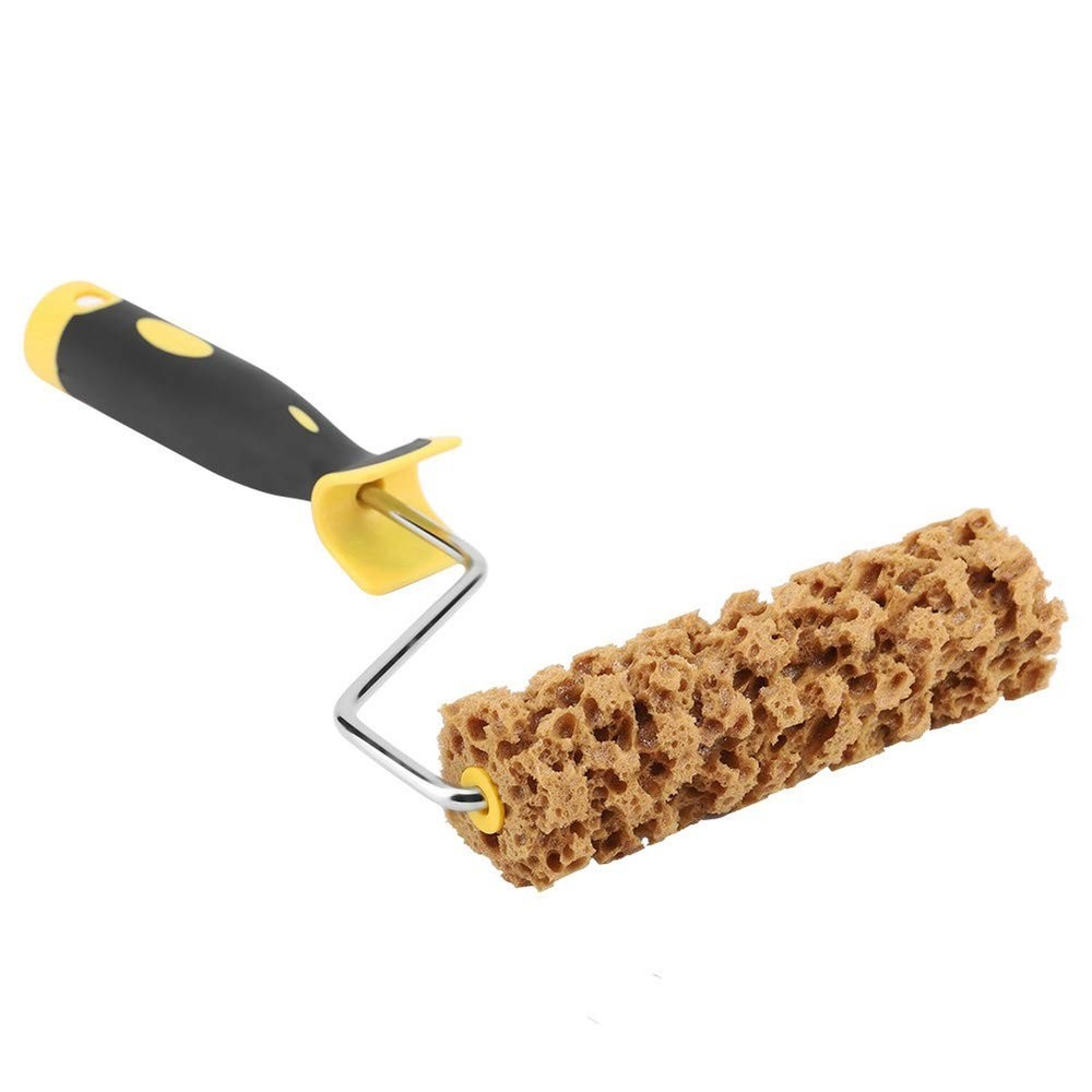 Texture Paint Rollers, 6" Texture Pattern Paint Roller Brush with Handle Deco...