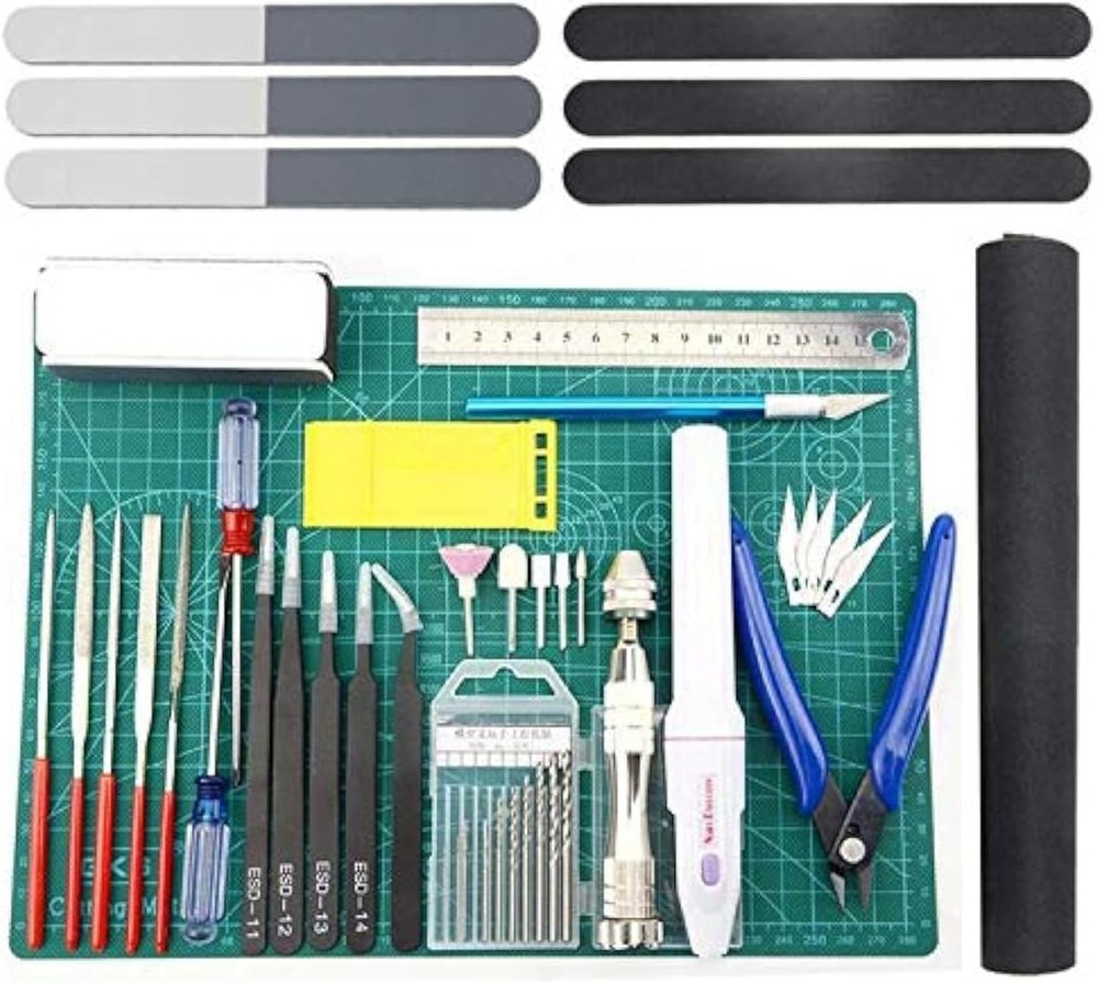 Professional 33 PCS Model Tools Kit Modeler Basic Tools Craft Set Hobby Building