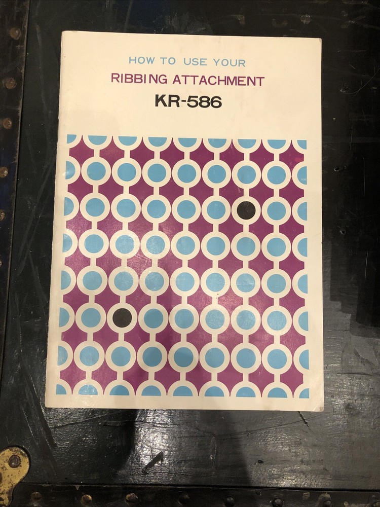 RIBBING ATTACHMENT KR 586 Guide Manual Book